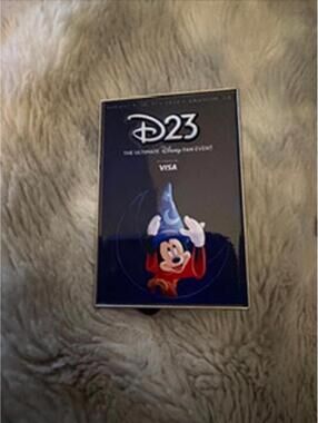 D23 Ultimate Disney Fan Event Visa Card Collector Pin